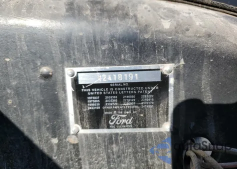 1926 Ford Model T from USA, damaged, VIN 12418191